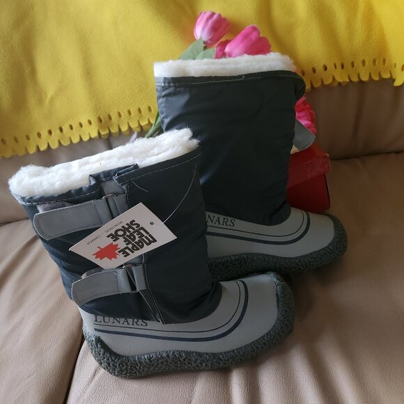S12 New Lunars moon boots velcro closure furry removable lining crepe-like sole - Picture 1 of 6